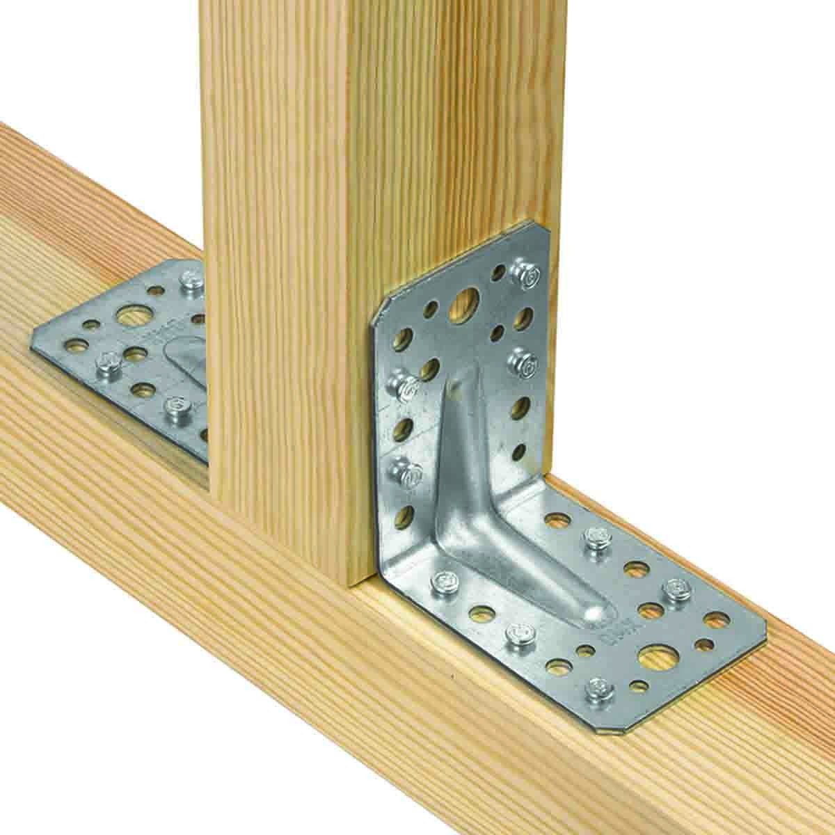 Γωνία σύνδεσης ξύλου 50 x 50 x 40mm inox 099917