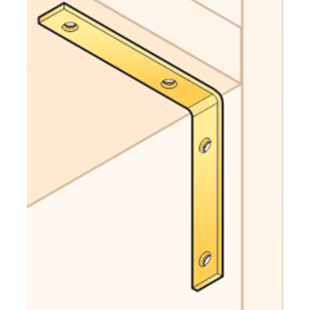 Γωνία σύνδεσης ξύλου 100 x 100 x 20mm ΓΩΝΙΑ 100 x 100 x 20mm | ΙΡΙΔΙΟ 4005