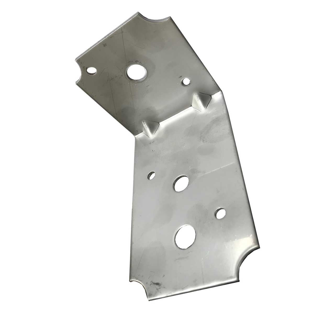 Γωνία σύνδεσης ξύλου 100 x 60 x 60mm inox 099918
