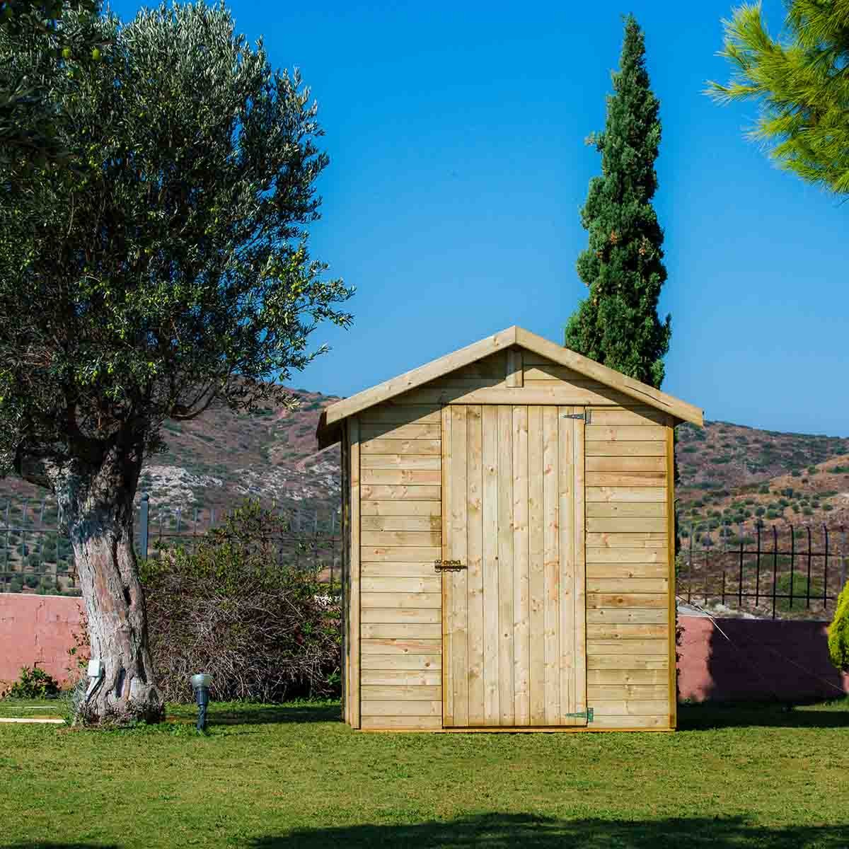 Ξύλινη αποθήκη κήπου 180 x 135εκ. 226(Υ) 180 x 135εκ. 400120