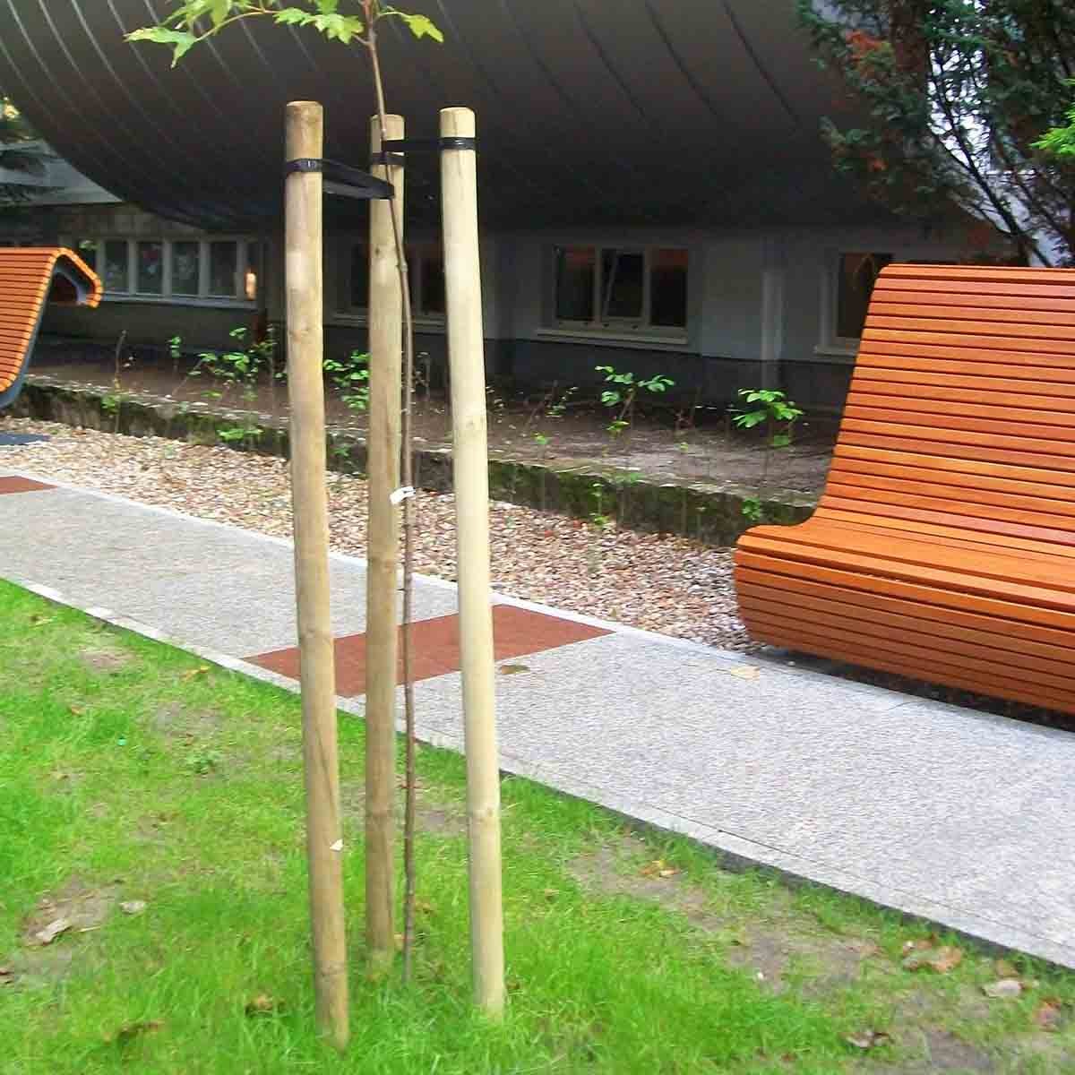 Ξύλινος πάσσαλος Ø4εκ. Ø4 x 60εκ. | με μύτη 30092