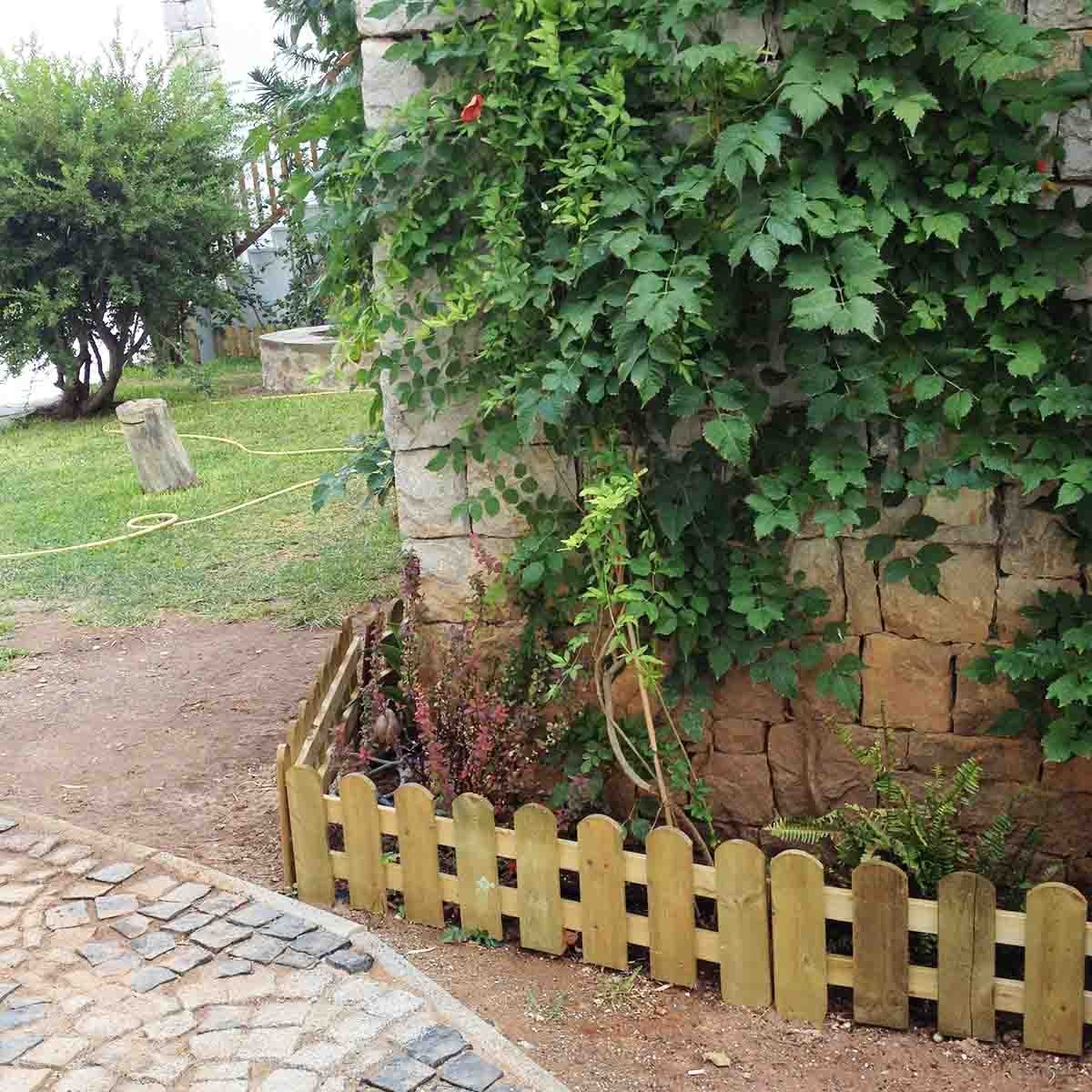 Ξύλινος φράχτης καρφωτός 30(Υ) x 107εκ. 30/45(Y)x107εκ. 30013