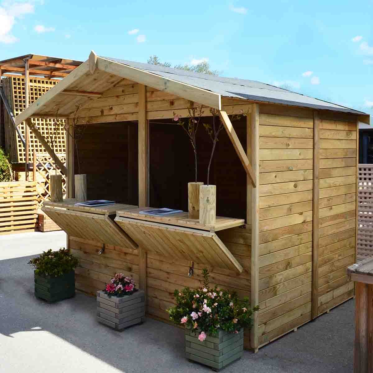 Ξύλινο περίπτερο kiosk market 240 x 180εκ. ΞΥΛΙΝΟ ΠΕΡΙΠΤΕΡΟ KIOSK MARKET 240 x 180εκ. 400240