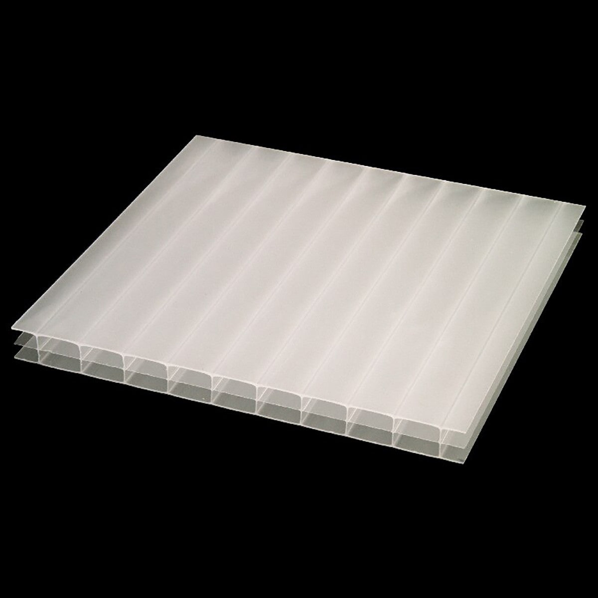 Πολυκαρμπονικό φύλλο κυψελωτό γαλακτώδες 16mm 210 x 100εκ. 211011-1