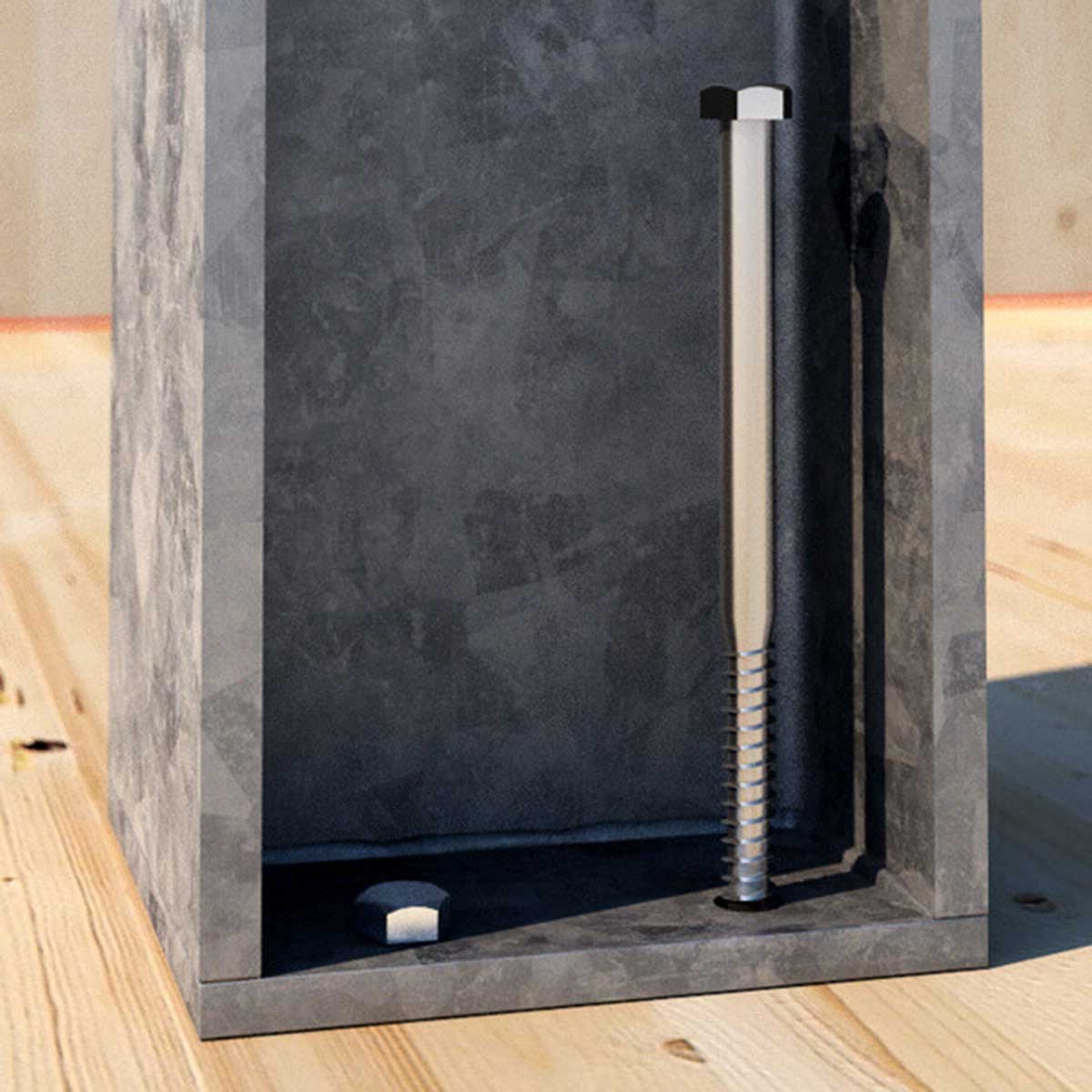 Στριφώνια ξύλου Ø8 x 60mm 900002-KOP860