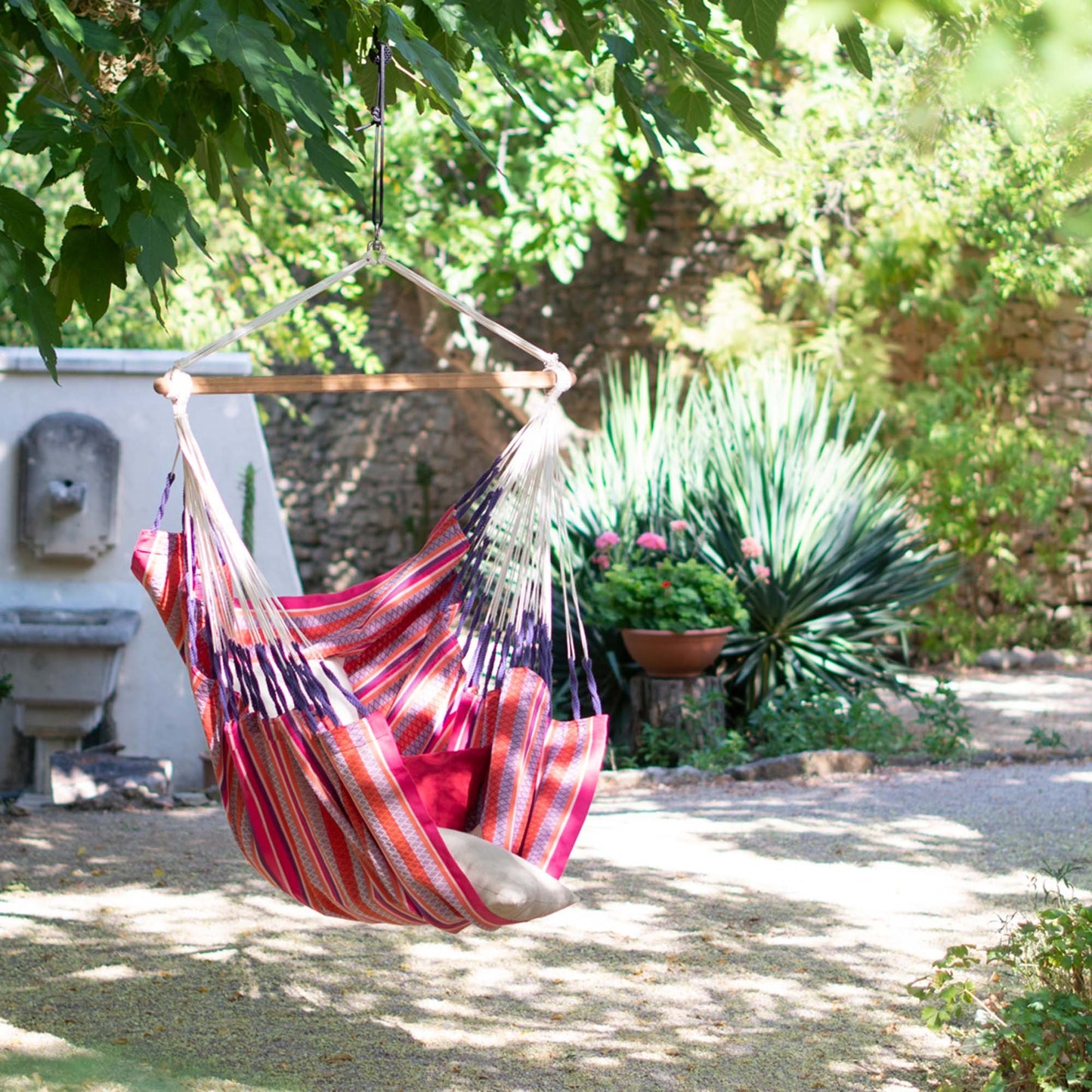 Αιώρα κάθισμα από oργανικό βαμβάκι Habana Flamingo | comfort HAL18-X2
