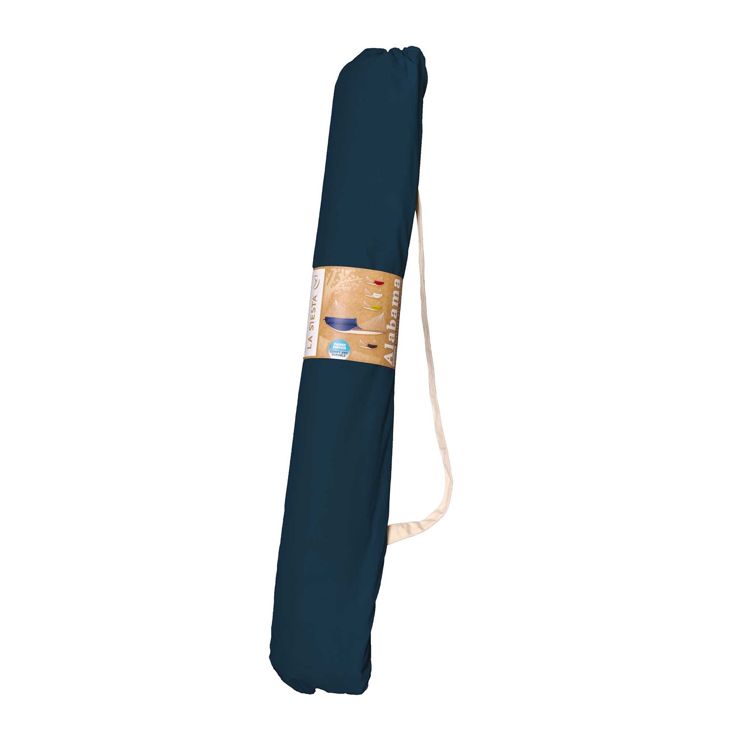 Αιώρα καπιτονέ με ράβδο Alabama Navy Blue | kingsize NQR14-31