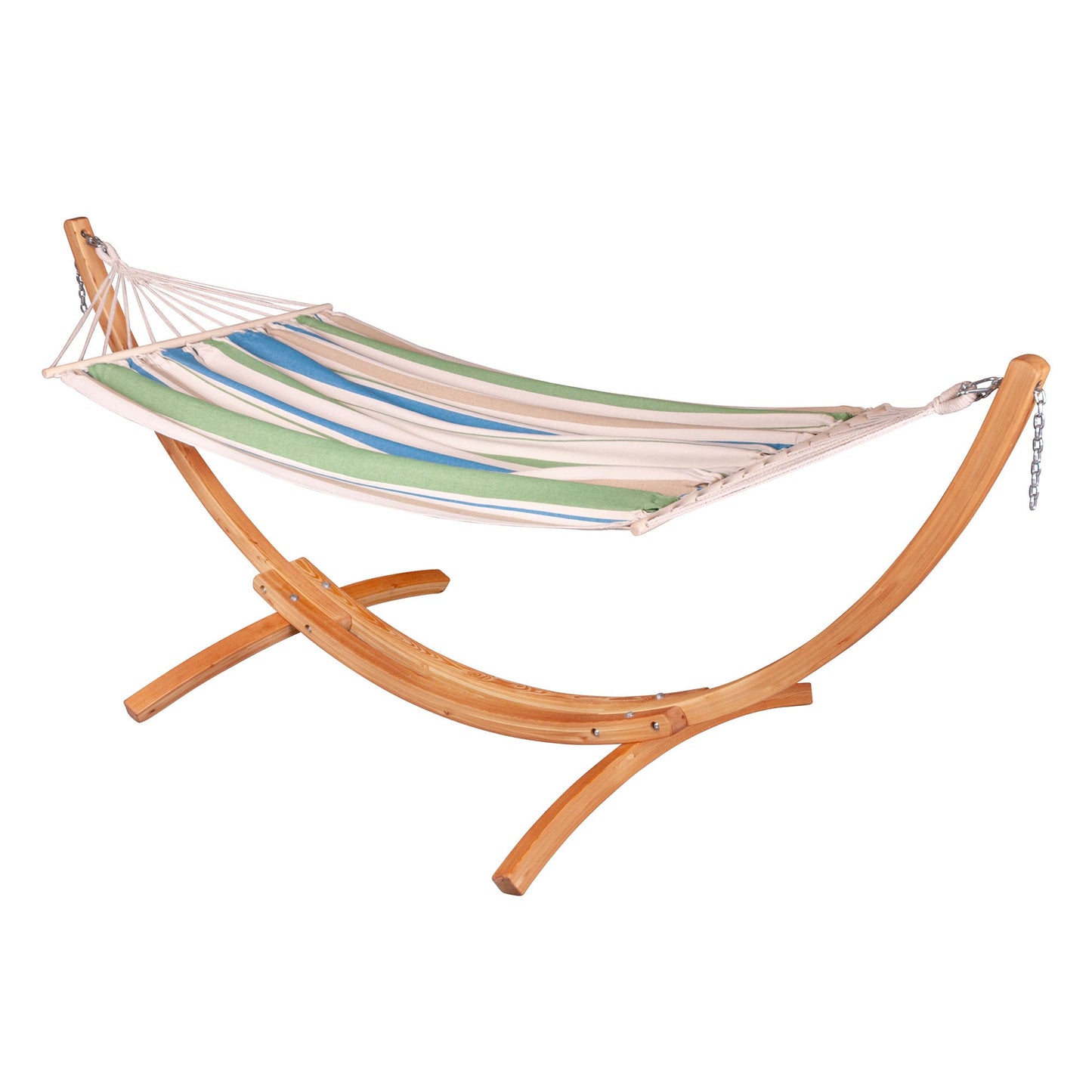Αιώρα με ξύλινη ράβδο Chillounge Palma Green Bay & σταντ Ευκάλυπτου CH-PA30-34