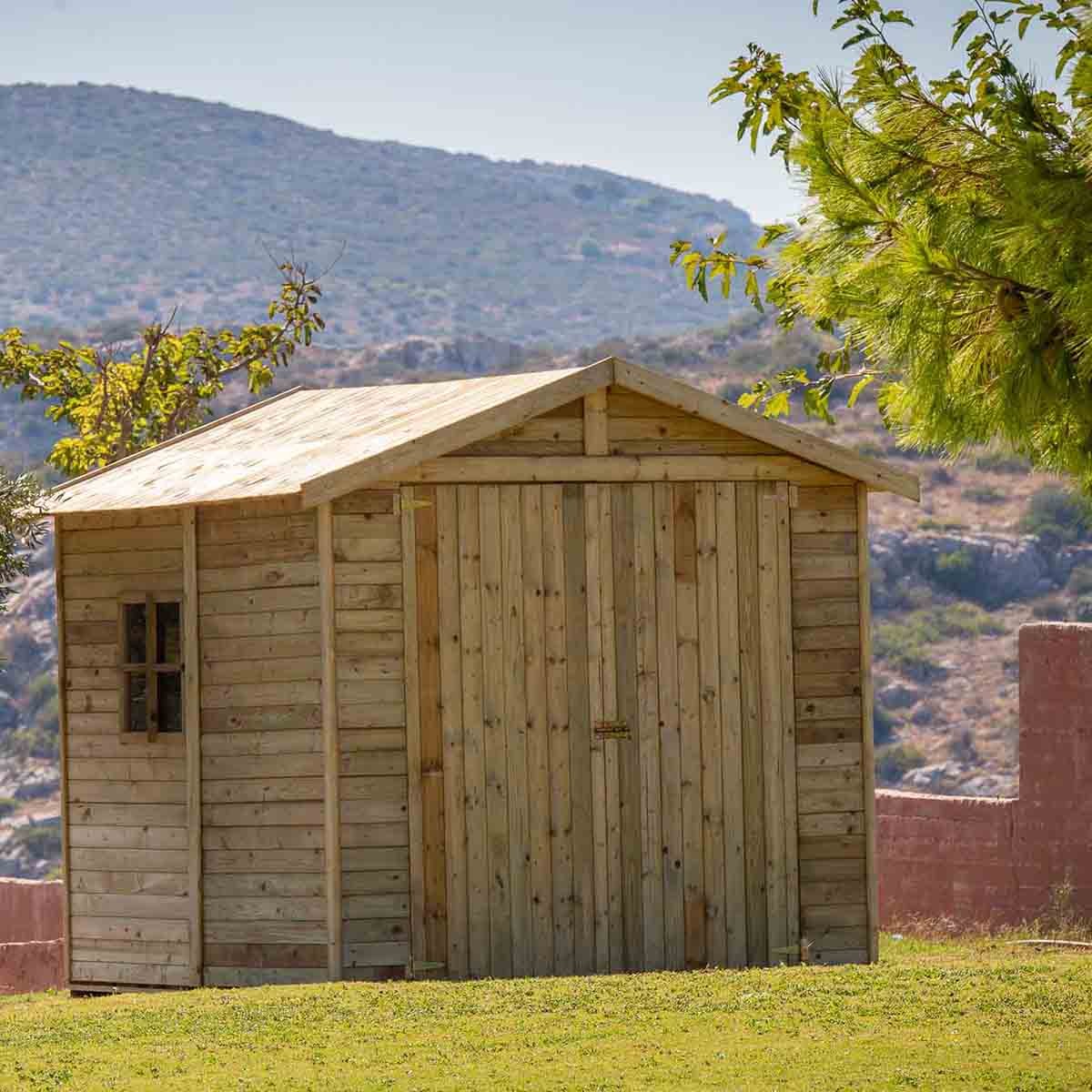 Ξύλινη αποθήκη κήπου 300 x 300εκ. 400953