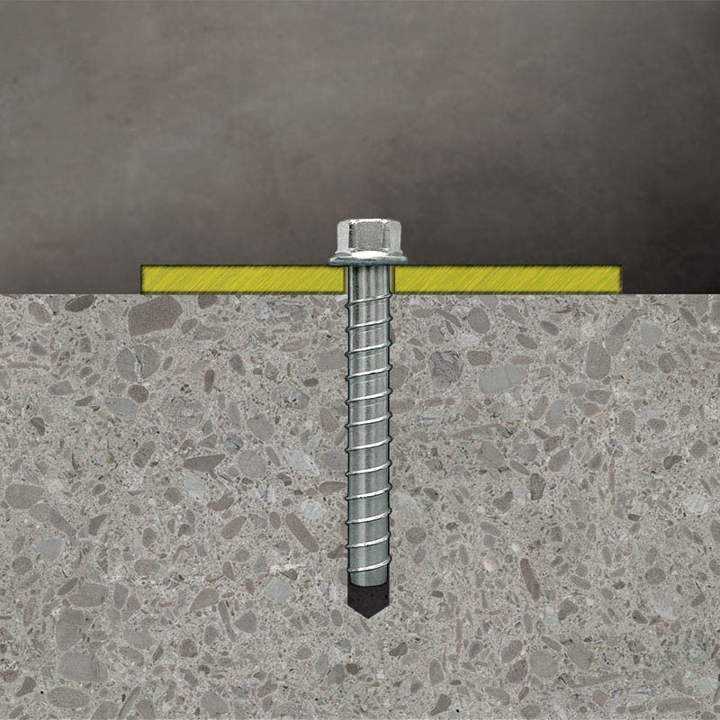 Βίδα πολυκαρβονικού αυτοδιάτρητη 6,3 x 38mm 36741