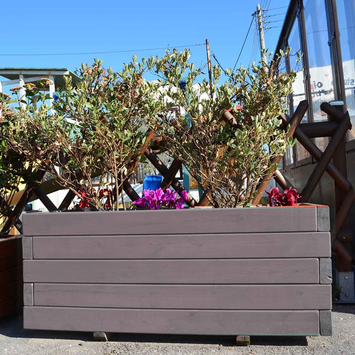 Ξύλινη ζαρντινιέρα από δοκό 4,5 x 9εκ. 10-60233