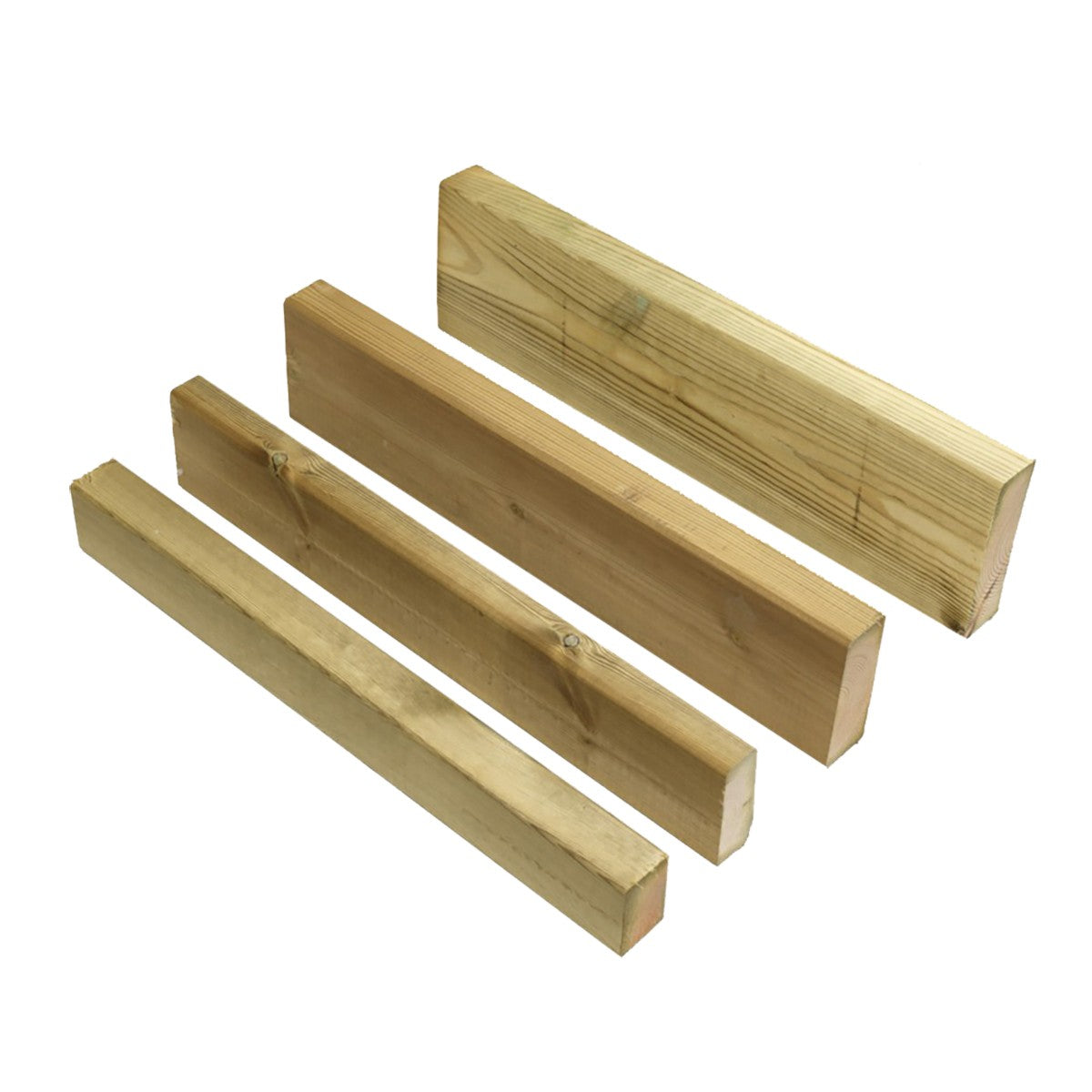 Ξύλινη δοκός εμποτισμένη 4,5 x 12εκ. 4,5 x 12 x 300εκ. 30139