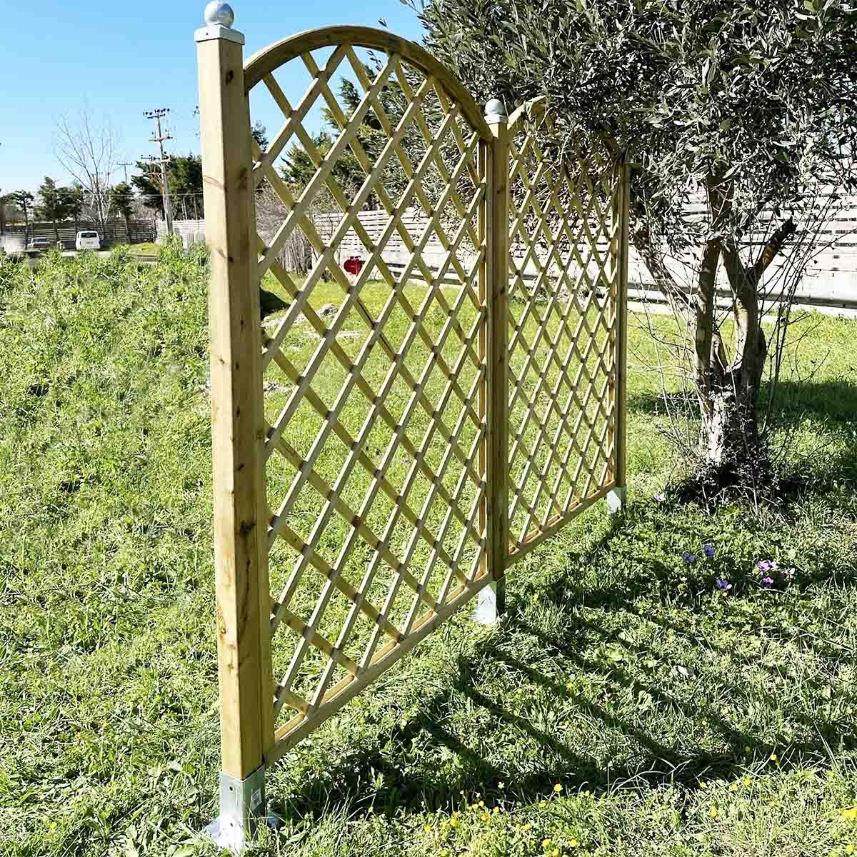 Καφασωτό διαγώνιο αψίδα 12 x 12 120(Y) x 180εκ. 30049