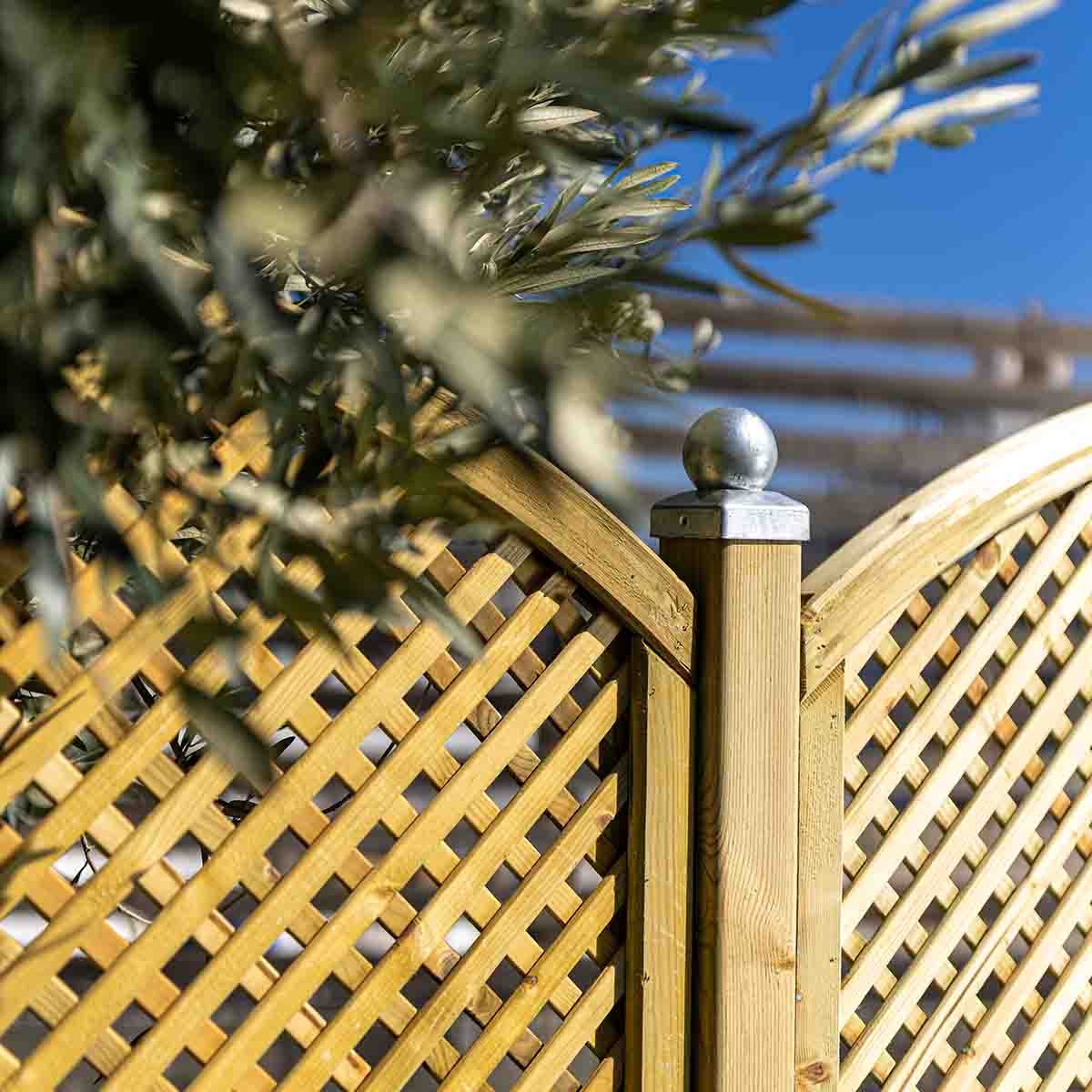 Καφασωτό Διαμάντι 2 x 2 αψίδα ΚΑΦΑΣΩΤΟ ΔΙΑΜΑΝΤΙ ΑΨΙΔΑ (2x2) 180(Υ) x 120εκ. 21814