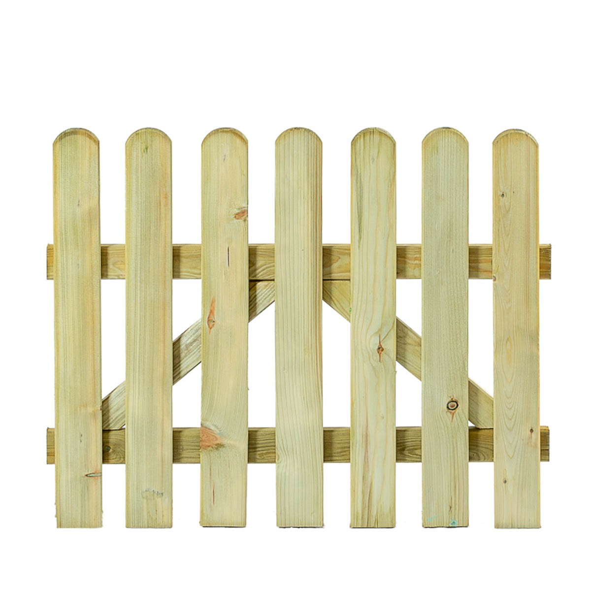 Ξύλινος φράχτης λεία τάβλα PREMIUM 60(Υ) x 180εκ. 25630