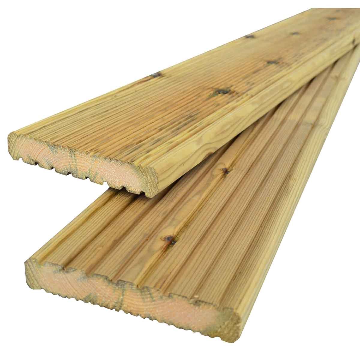 Τάβλα πατώματος / deck εμποτισμένη 2,1 x 12εκ. 2,1 x 12 x 360εκ. 02106