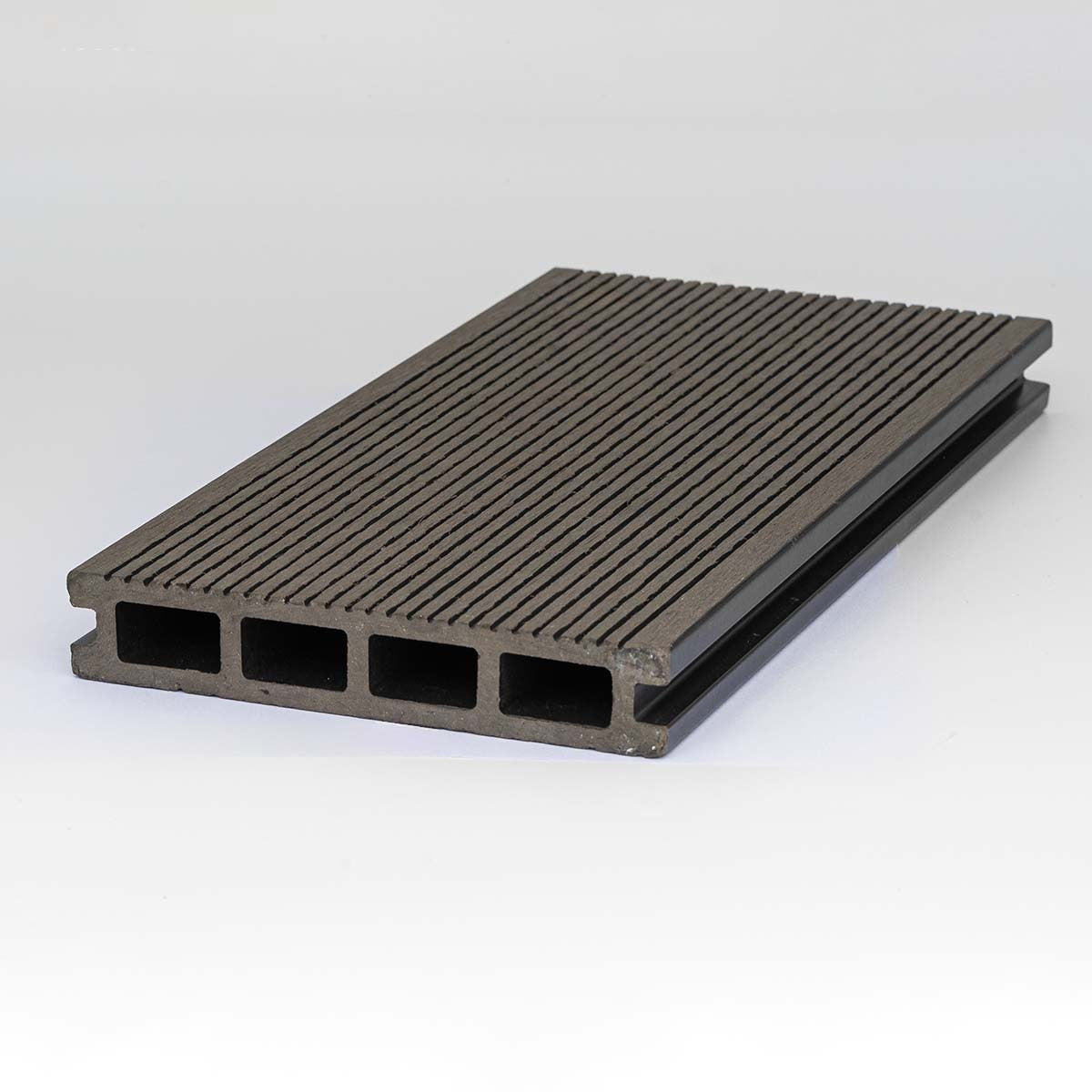 WPC τάβλα deck 2,5 x 14,6 x 390εκ. με νερά ξύλου F99864