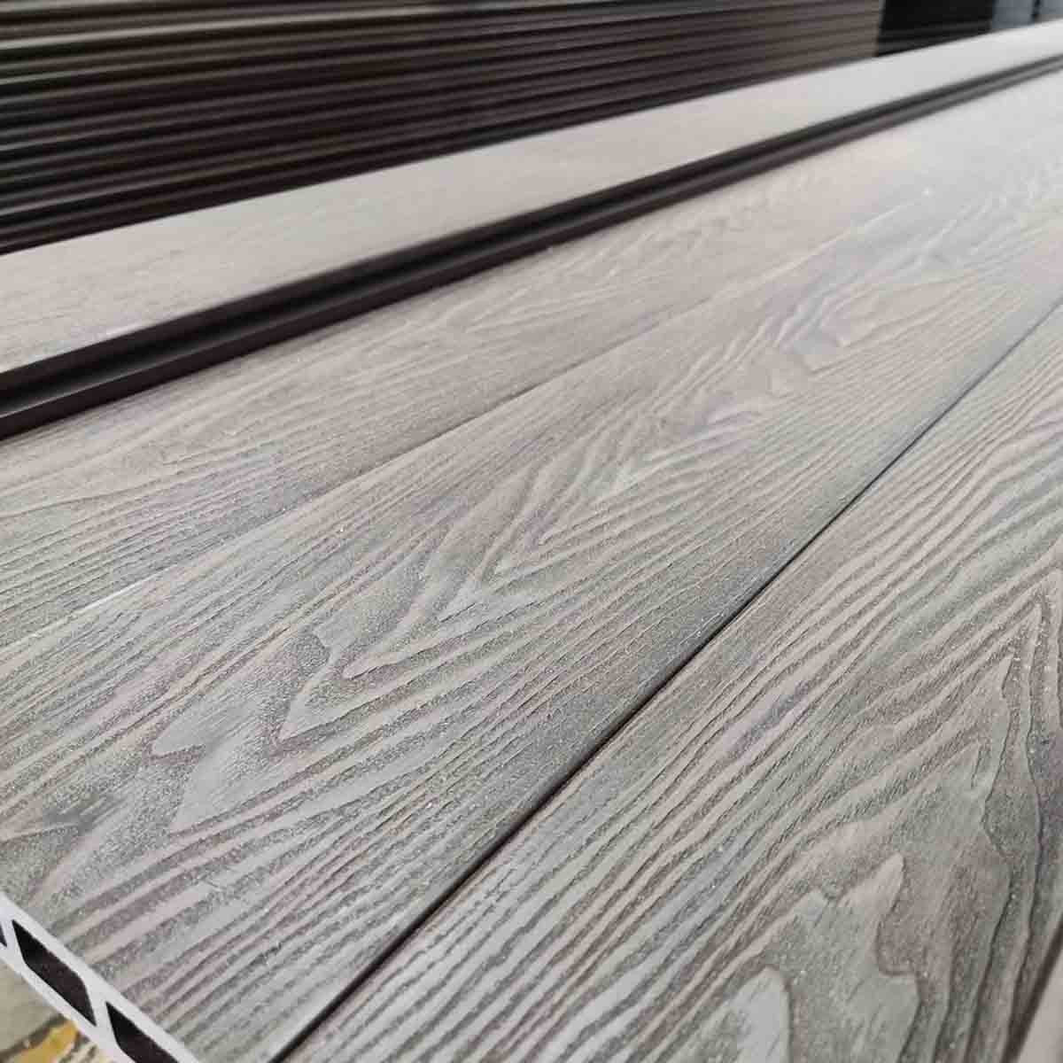 WPC τάβλα deck 2,5 x 14,6 x 390εκ. με νερά ξύλου F99864
