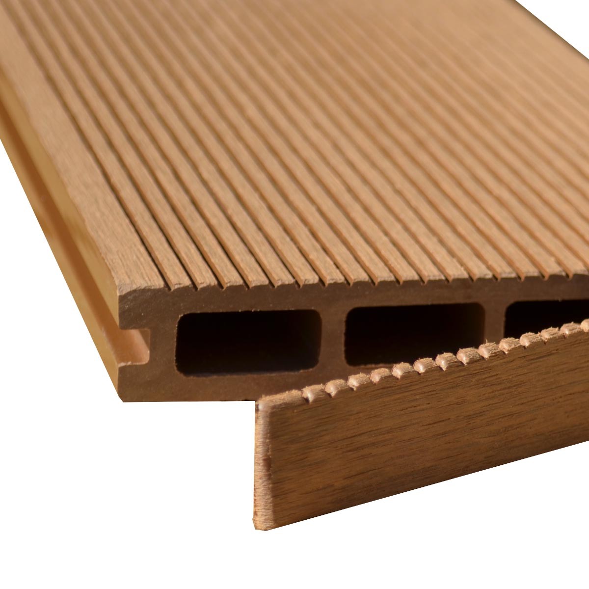 Τάπα WPC 3d wood 2,5 x 15εκ. | καφέ ανοιχτό 70250