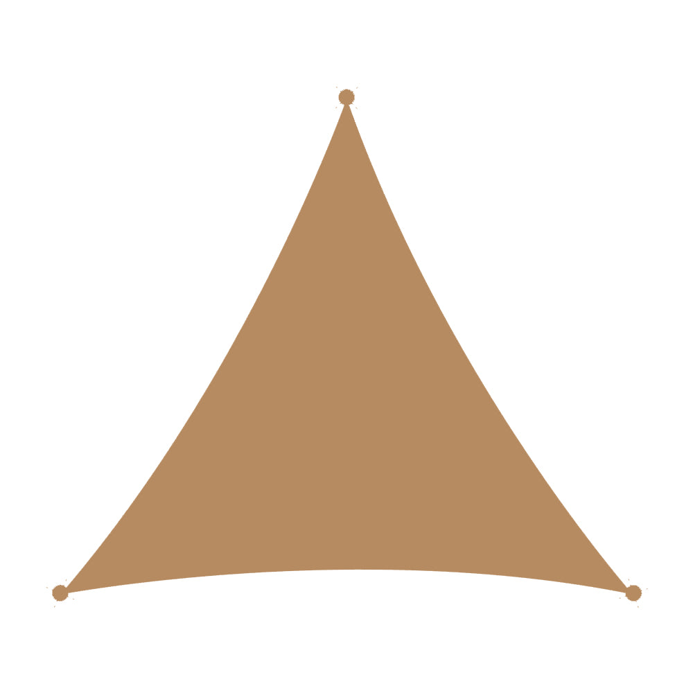Τρίγωνο πανί σκίασης 230gsm 5x5x5μ. Άμμου 41367