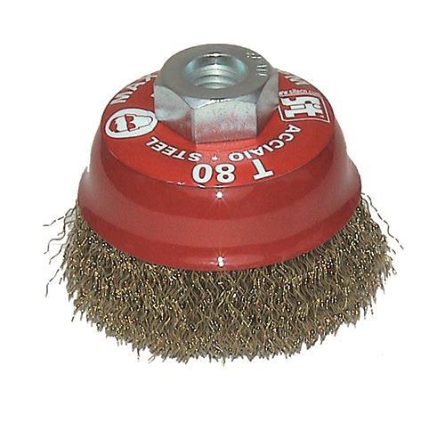 Συρματόβουρτσα καμπάνα γωνιακoύ τροχού Μ14 Νο100mm 2223-100