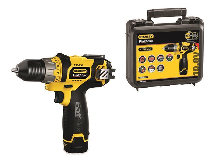 Δράπανο 10,8V με 2 μπαταρίες λιθίου 1,5Ah και τσοκ 10mm FMC010LB