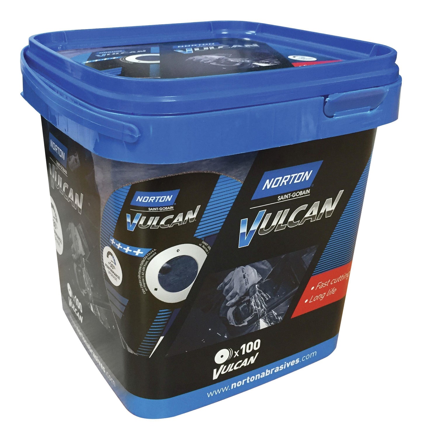 Δίσκος κοπής για inox-σιδηρου 100τεμ. Ίσιος VULCAN No125x1x22,3mm 66252828188