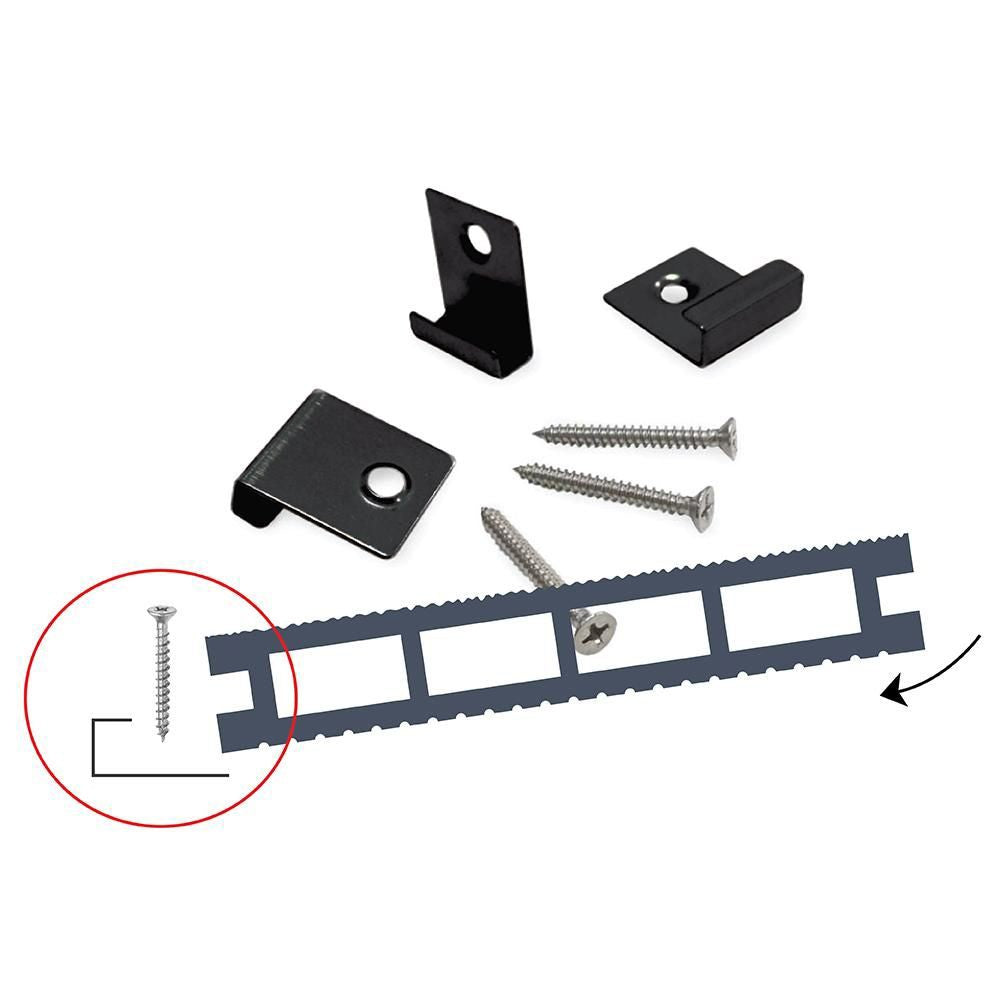 Κλιπ αρχικό inox για τοποθέτηση WPC 90649