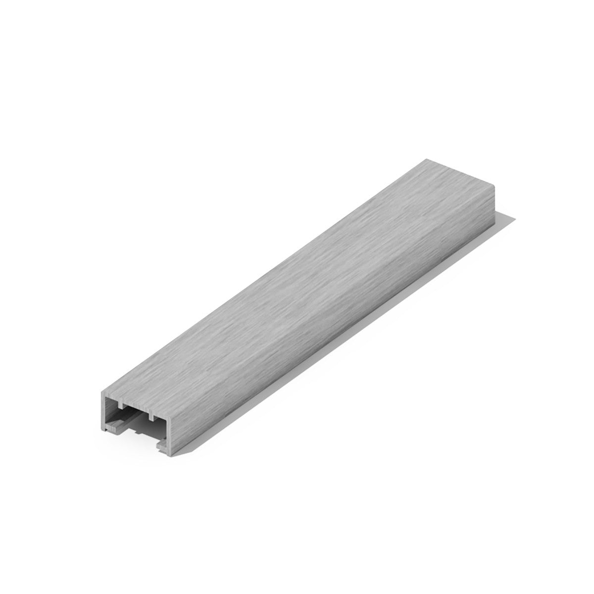 Therrawood aluminum top rail 500εκ. | ΓΚΡΙ ΣΚΟΥΡΟ 14126-200