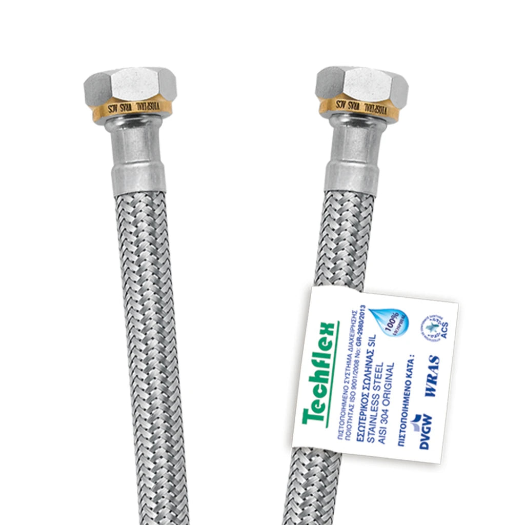 ΣΠΙΡΑΛ ΙΝΟΧ TECHFLEX 25CM ΘΘ 3/8Χ3/8