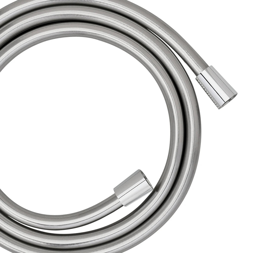 ΣΠΙΡΑΛ ΛΟΥΤΡΟΥ PVC 2m CHROME ΣΕ ΚΟΥΤΙ