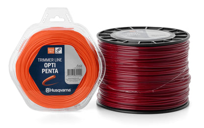 Μεσινέζα Αστεροειδής (Opti Penta) Husqvarna 2,4 mm /  240 Πορτοκαλί