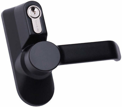 CISA Λαβή - Πόμολο Κλειδαριάς εξόδων κινδύνου για δίφυλλη πόρτα με κύλινδρο cisa 07078-38 49465