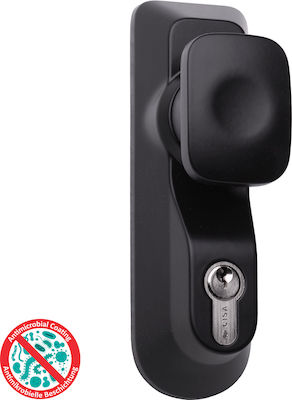 CISA Λαβή Κλειδαριάς εξόδων κινδύνου για μονόφυλλη και δίφυλλη πόρτα με κύλινδρο cisa 07078-69 51380