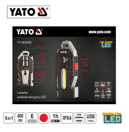ΦΑΚΟΣ ΠΟΛΥΕΡΓΑΛΕΙΟ 6 ΣΕ 400LM YT-085609