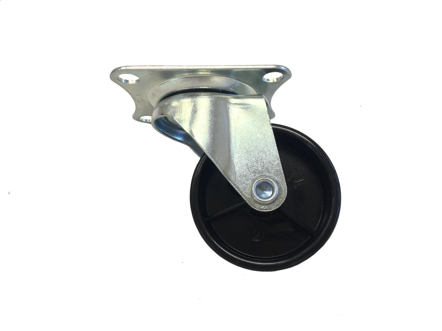 Ρόδα μαύρη ελαφρού τύπου 30x13mm