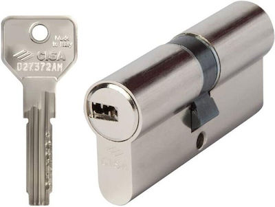 CISA ASIX Κύλινδρος υπέρ - ασφαλείας Νικελέ με 5 κλειδιά 35-35mm 0E300-13 - 23869