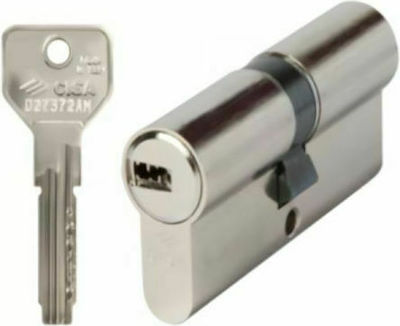 CISA ASIX Κύλινδρος υπέρ - ασφαλείας Νικελέ με 5 κλειδιά 30-45mm 0E300-27 - 10082