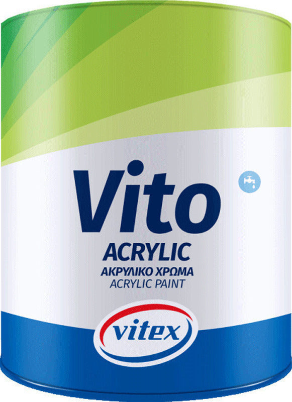 VITEX - VITO ΑΚΡΥΛΙΚΟ ΧΡΩΜΑ - ΕΞΩΤΕΡΙΚΟΥ ΧΩΡΟΥ ΛΕΥΚΟ 9L - 1004205