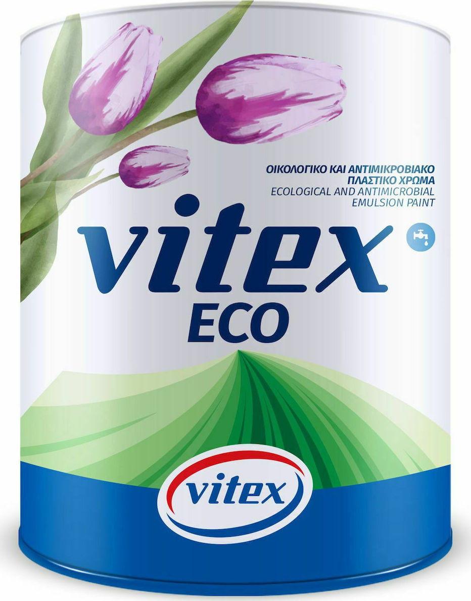 VITEX - VITEX ECO ΛΕΥΚΟ ΟΙΚΟΛΟΓΙΚΟ ΚΑΙ ΑΝΤΙΜΙΚΡΟΒΙΑΚΟ ΠΛΑΣΤΙΚΟ ΧΡΩΜΑ 10L - 1004802