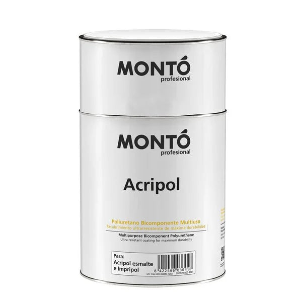 Acripol Barniz Βερνίκι Πολυουρεθάνης 2 συστατικών 4Lt MONTO 17-10703 Mat