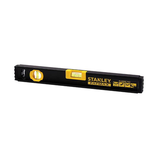 Αλφάδι αλουμινίου FATMAX Classic Pro μαύρο με 3 μάτια μήκος 120cm