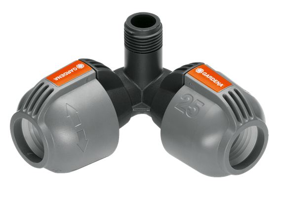 02782-20 Σύνδεσμος Γωνίας Gardena SprinklerSystem 1/2", 25mm Αρσενικός