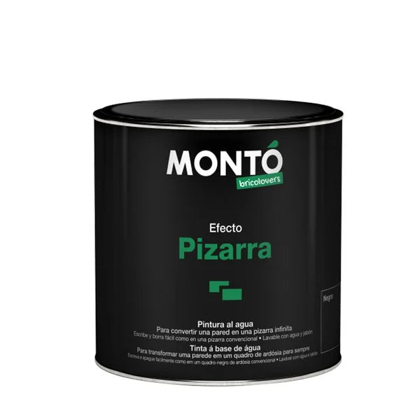 Χρώμα νερού για εφέ μαυροπίνακα Πράσινο Efecto Pizarra MONTO 500ml 17-048