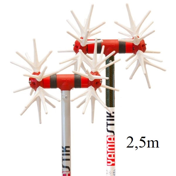 Ελαιοραβδιστικό Brushless Με Μοτέρ 12/15V και Κοντάρι Aλουμινίου "ΝΙΦΑΔΑ Χ14" YAMASTIK 2,5m