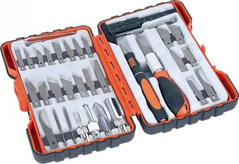 ΣΕΤ ΞΥΛΟΓΛΥΠΤΙΚΗΣ ΜΕ ΛΑΒΗ ΚΑΙ 36 ΛΕΠΙΔΕΣ ΣΕ ΠΛΑΣΤΙΚΗ ΘΗΚΗ TACTIX 263015