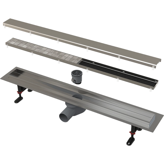 ΚΑΝΑΛΙ ΝΤΟΥΖ. STAINLESS STEEL 55 CM Φ50 ΓΙΑ ΣΧΑΡΑ & ΠΛΑΚΑΚΙ FIT AND GO