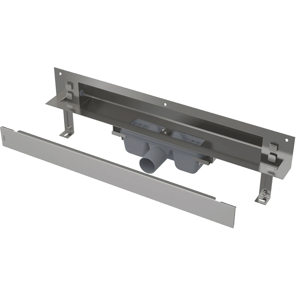 ΚΑΝΑΛΙ ΝΤΟΥΖ. ΤΟΙΧΟΥ STAINLESS STEEL 85 CM Φ50 APZ5 SHADE MATT STEEL