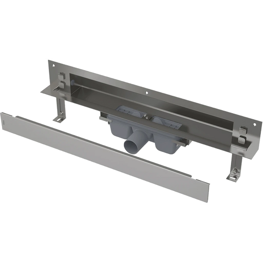 ΚΑΝΑΛΙ ΝΤΟΥΖ. ΤΟΙΧΟΥ STAINLESS STEEL 85 CM Φ50 APZ5 SHADE MATT STEEL