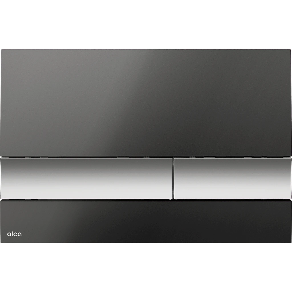 ΠΛΑΚΑ ΧΕΙΡΙΣΜΟΥ BASIC POLISHED BLACK ΜΕ ΓΡΑΜΜΗ MATT ΧΡΩΜΕ